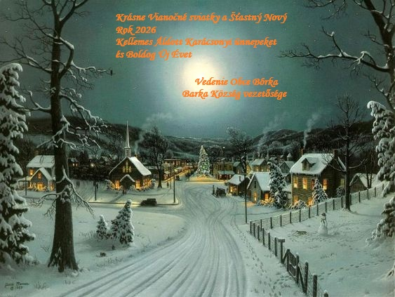 Fotka - Vianočný pozdrav , Karácsonyi üdvözlet